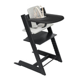 Stokke Tripp Trapp High Chair 2 Black angled view for family dining