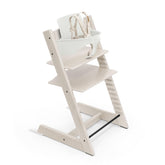 Stokke Tripp Trapp High Chair 2 whitewash chair view highlights its ergonomic form for family mealtime