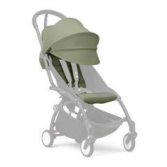 Stokke YOYO 6+ Olive seat pad for enhanced comfort and adjustable fit for growing little ones.