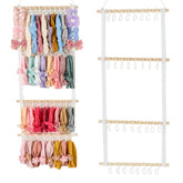 Stoorkhope White04 wooden bow organizer in assembly view for easy-access storage
