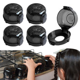 Stove Knob Safety Cover 5-pack front view enhances kitchen safety for kids