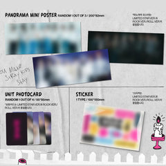 JYP Ent Stray Kids Rock-Star photocard showcases exclusive member moment for trading and display.