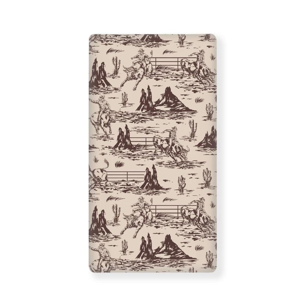 Streeyiu Western crib sheet folded; soft polyester comfort for cozy sleep