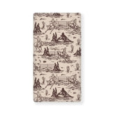 Streeyiu Western crib sheet folded; soft polyester comfort for cozy sleep