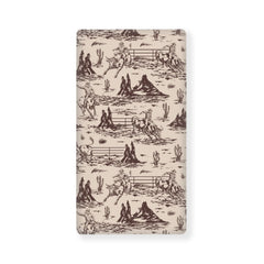 Streeyiu Western crib sheet folded; soft polyester comfort for cozy sleep