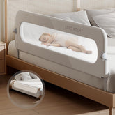 Strenkitech Foldable Bed Rails show quick-fold assembly for simple setup.