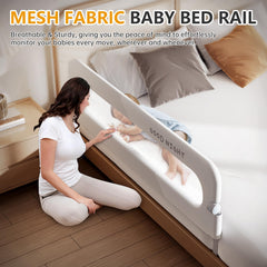 Strenkitech soft-padding rail edges for gentle contact and safer sleeping.
