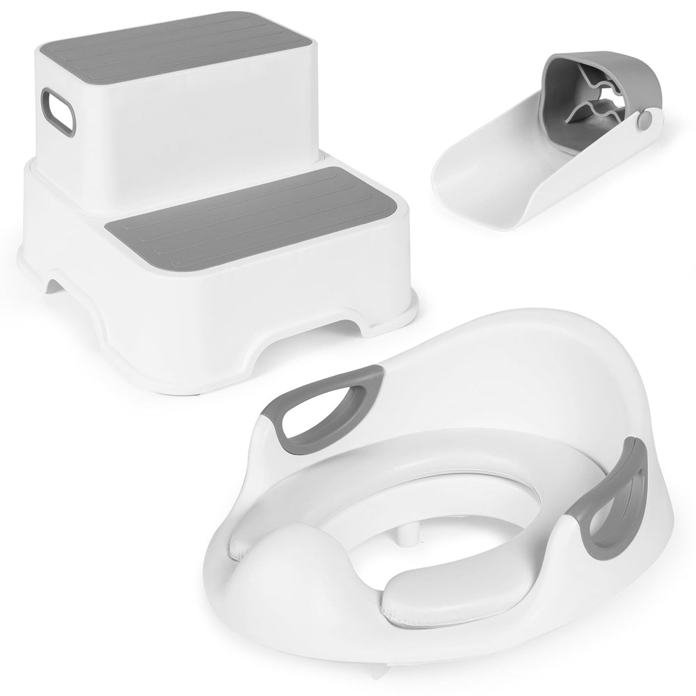 STRISK step stool with detachable layer helps kids reach higher safely at home.