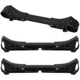 Stroller Connector Side-by-Side setup demonstrates twin strollers joined for stable tandem pushing.