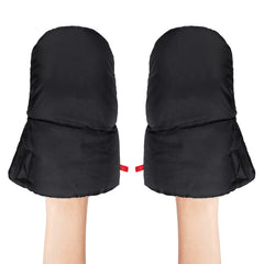 Stroller Hand Muffs waterproof Oxford fabric exterior shields hands from rain and snow