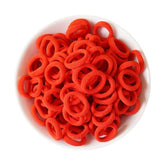 STYKIER baby red hair ties; colorful 100-piece set for easy, gentle ponytails during playtime
