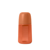 Suavinex Color Essence SX PRO bottle closeup shows velvety silicone for gentle feeding