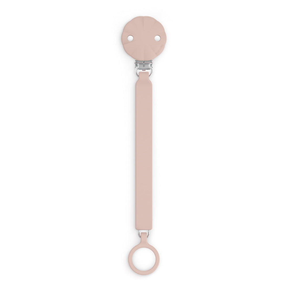Suavinex Wonder Pacifier Clip clip-on design keeps pacifier within reach during outings.