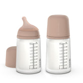 Suavinex Zero Zero anti-colic bottle front view signals calmer feeds