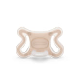 Suavinex Zero Zero pacifier front view highlighting sleek silicone for comfortable soothing.