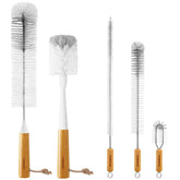 SUBEKYU Bottle Brush main cleaner: 3-in-1 versatility for bottles and glassware.