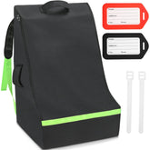 Sublaga car seat bag material close-up shows durable 600D Oxford fabric for travel.