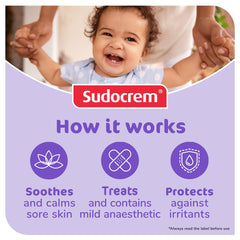 Sudocrem treats irritation and chafing with a protective layer