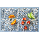 Suessie Happy Owls disposable placemats pack-front design for tidy dining on the go