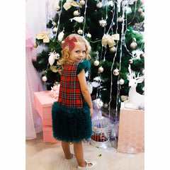 Sugarmelon four-pack plaid bows for versatile holiday outfits.
