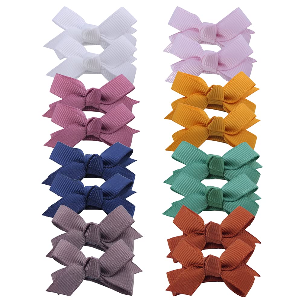 Sugarmelon boutique baby hair clip fringe bangs close-up demonstrates secure snap for fine hair