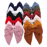 Sugarmelon corduroy fable bow close-up shows soft fabric for everyday wear