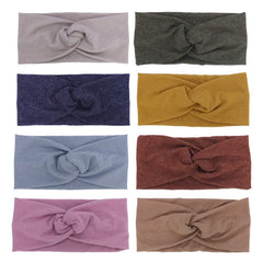 Sugarmelon cross headband taupe — soft, gentle fit for delicate baby skin.