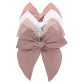 Sugarmelon Fable Bow 4-pack antique natural front view for coordinating outfits