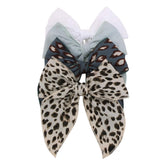 Sugarmelon fable bow leopard alligator clip versatility for toddlers to adults.