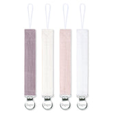 Sugee pacifier clip with soft fabric shows gentle touch and secure hold