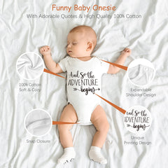 Suhctuptx baby socks, bibs, and mittens offer cute, practical gear