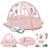 suihuooo Baby Play Gym Mat large size supports tummy time and rolling