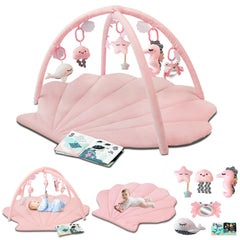 suihuooo Baby Play Gym Mat large size supports tummy time and rolling