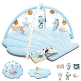 suihuooo Baby Play Gym Mat shows an oversized layout for tummy time and exploration