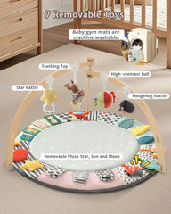 Suihuooo foldable wooden frame shows durable safe design for quick setup