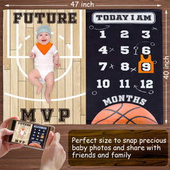 SUKOON baby month marker setup for cute monthly photo sessions.