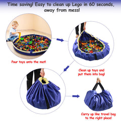 SUMBABO travel-ready toy storage keeps toys organized on trips.