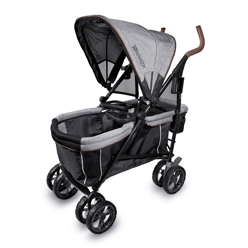 Summer Infant 3Dlite Wagon folded compactly for travel and storage.