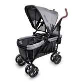 Summer Infant 3Dlite Wagon folded compactly for travel and storage.