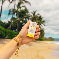 Sun Bum mineral-based SPF50 travel pack shown for on-the-go protection.