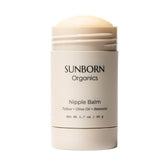 Sunborn Organics Nipple Balm twist-up packaging provides mess-free soothing after feeds.