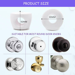 Sunenlyst universal-fit standard round knob shown on a door