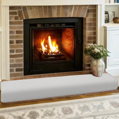 SUNICO thick memory foam fireplace baby proofing 71x15 front view with cushioned edge protection for kids
