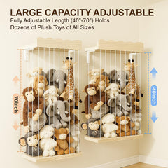 Sunifier premium wooden construction ensures durable, long-lasting toy storage in bedrooms and playrooms.