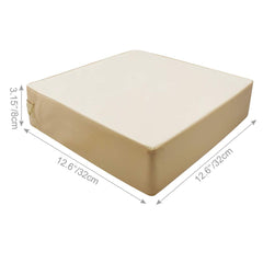 Sunmall heightening cushion on chair in use improves seating height during meals.
