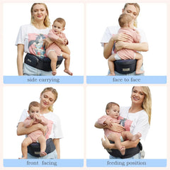 Sunnors hip carrier adjustable strap close-up demonstrates easy on-the-go wear.