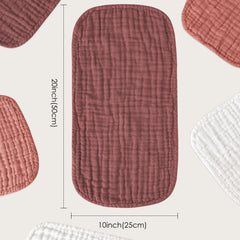 Sunny zzzZZ baby burp cloths 20x10 inch coverage during spit-ups.