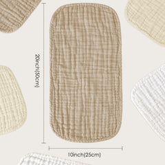 Sunny zzzZZ burp cloths reinforced edges for durable daily use.
