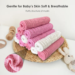 Sunny zzzZZ unisex burp cloths feature gender-neutral colors suitable for coordinated outfits