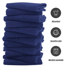 Sunny zzzZZ coral fleece washcloths absorbent for bath time use